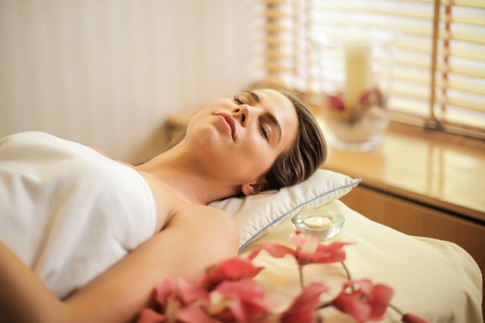 Woman relaxing