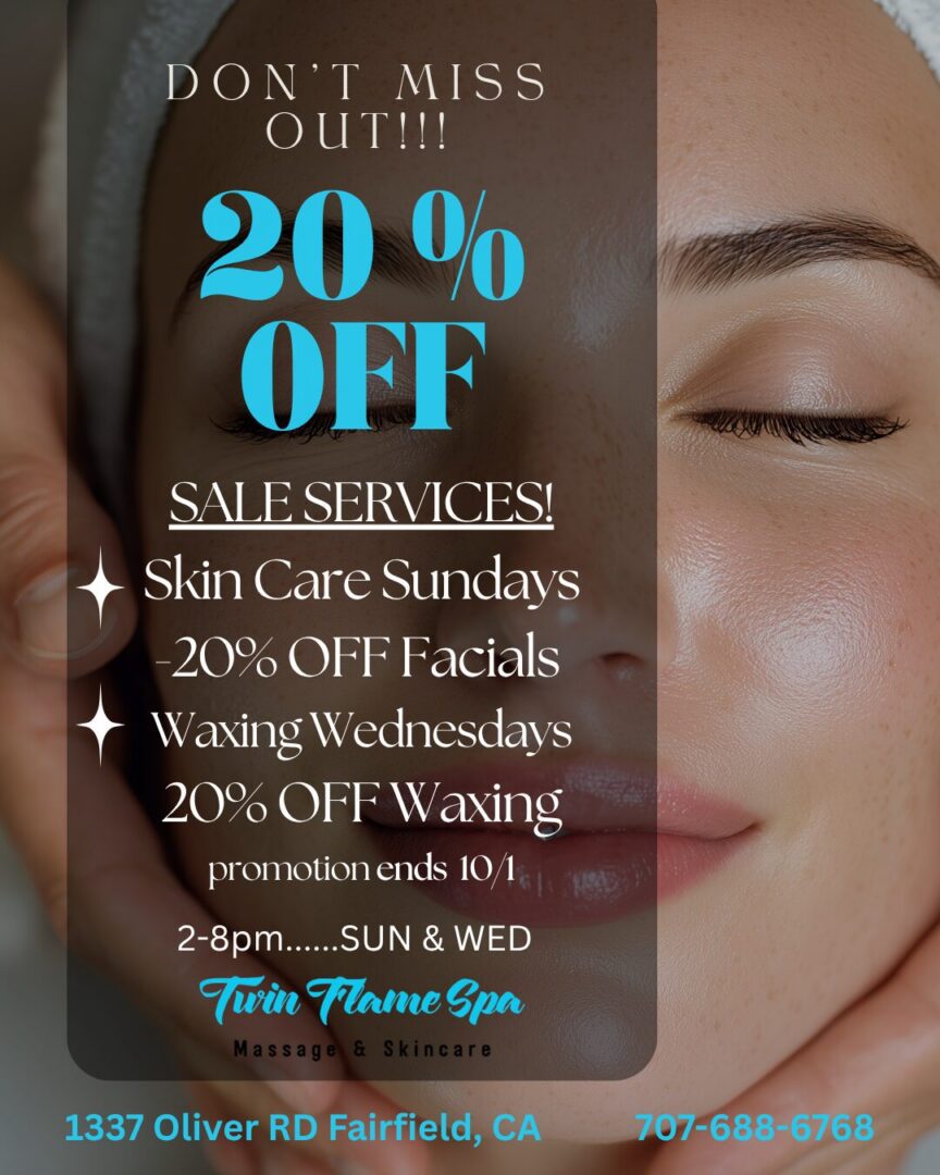 Facial-Waxing 20 OFF Special